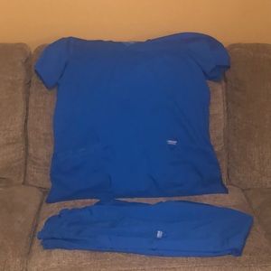 Royal Blue Cherokee Scrubs XLT
